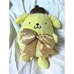 Pompompurin Plushie with Satin Bow